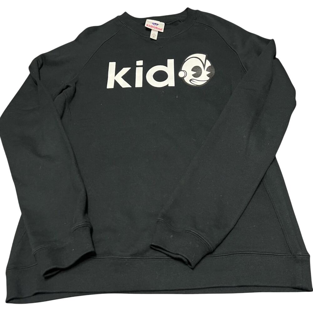 Kidrobot Men’s Small Black Long Sleeve Crewneck Cotton Rare